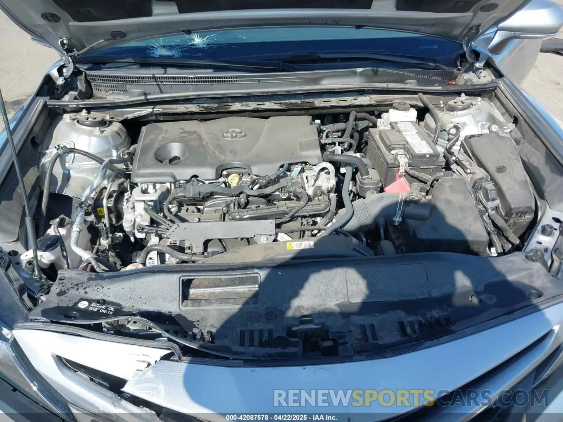 10 fotografías del automóvil dañado 4T1G11AK3NU638448 TOYOTA CAMRY 2022