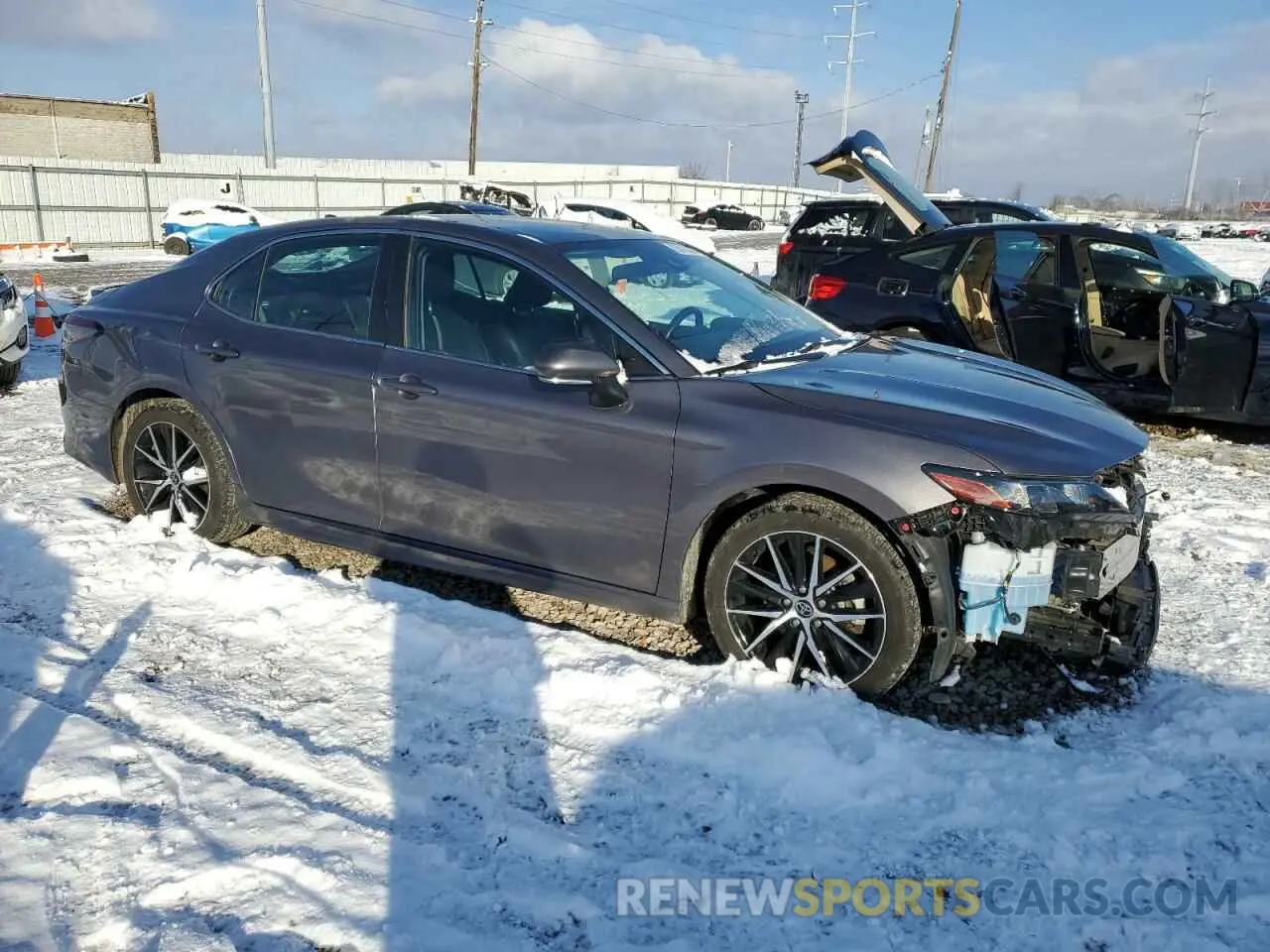 4 fotografías del automóvil dañado 4T1G11AK4NU028459 TOYOTA CAMRY 2022