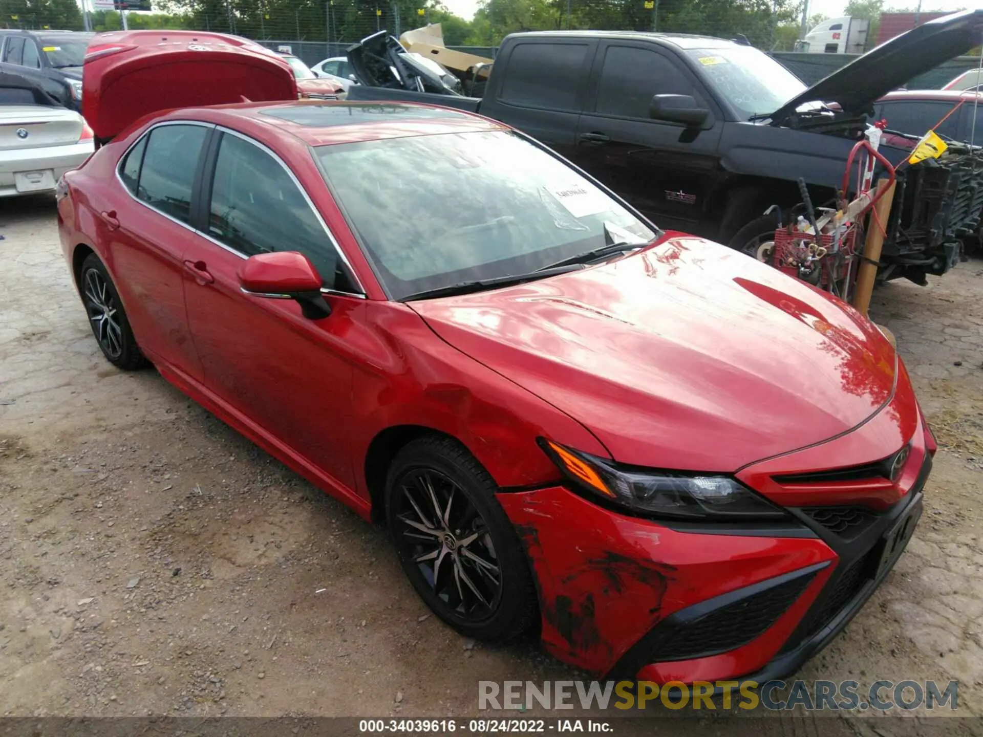 1 fotografías del automóvil dañado 4T1G11AK4NU057833 TOYOTA CAMRY 2022