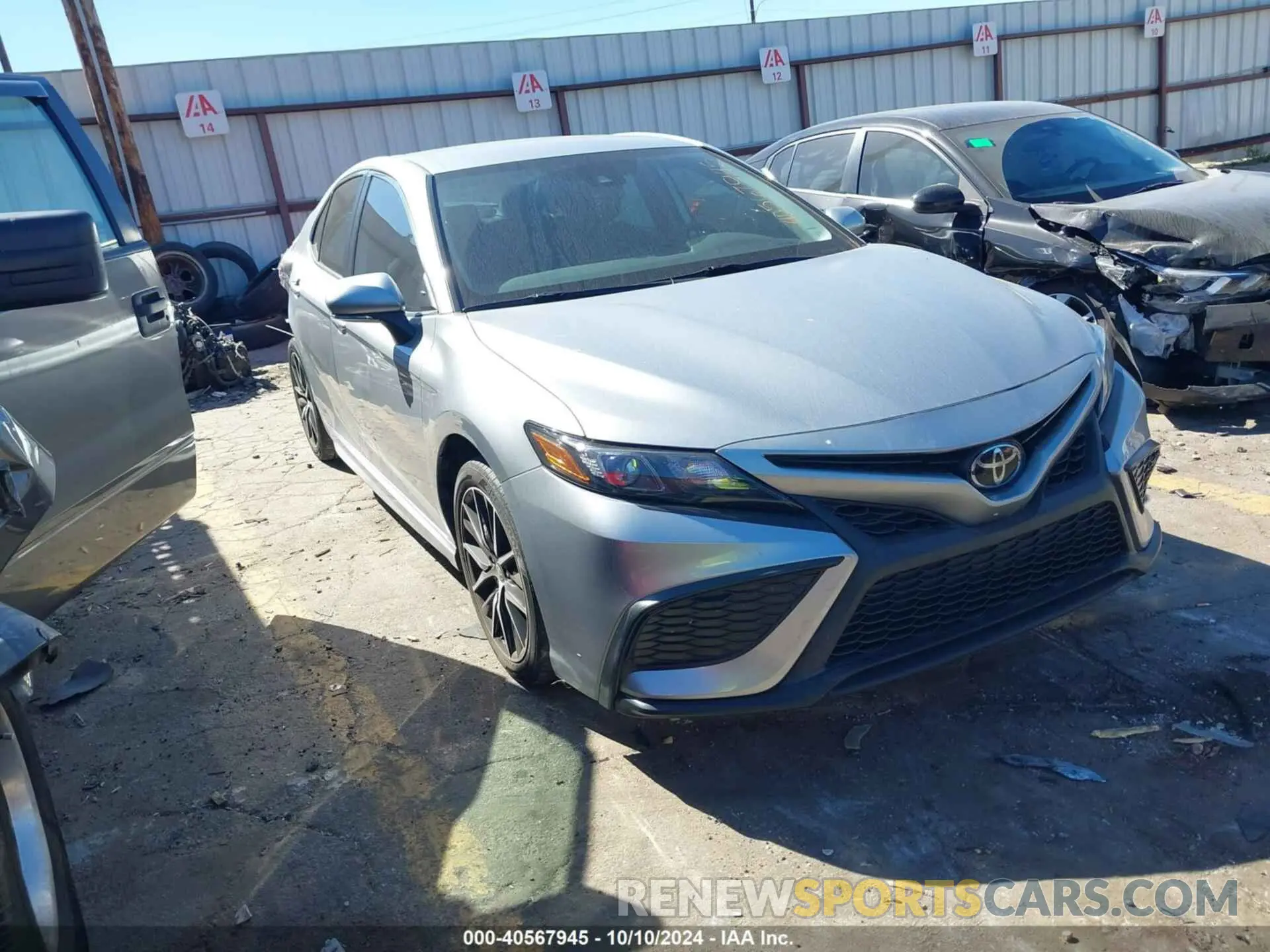 1 fotografías del automóvil dañado 4T1G11AK4NU647885 TOYOTA CAMRY 2022
