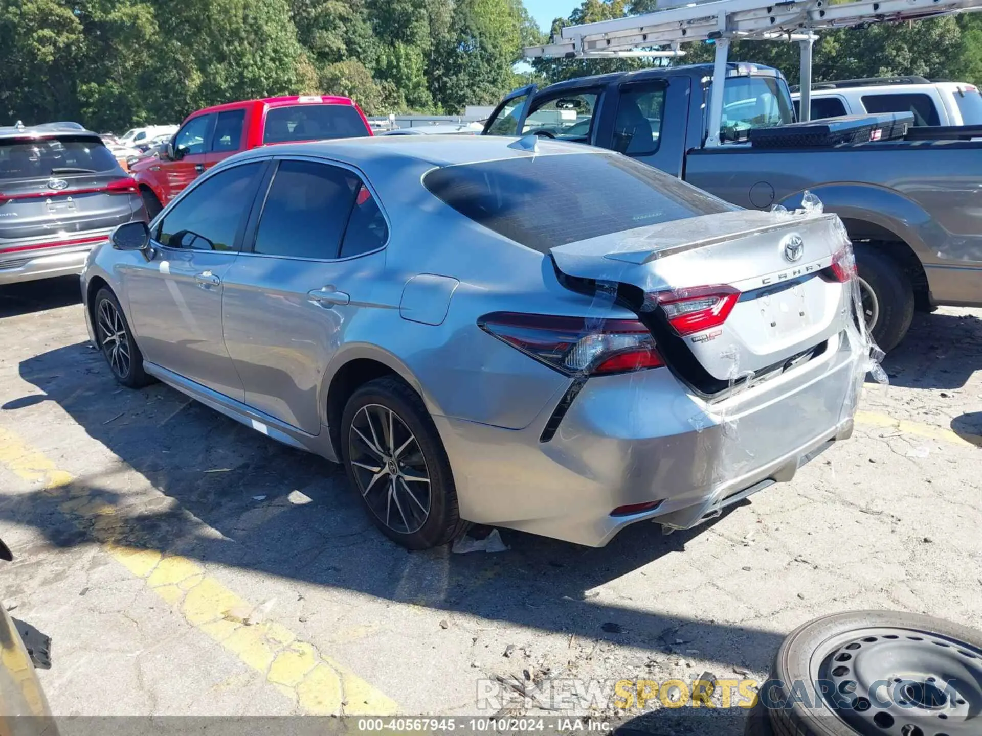 3 fotografías del automóvil dañado 4T1G11AK4NU647885 TOYOTA CAMRY 2022