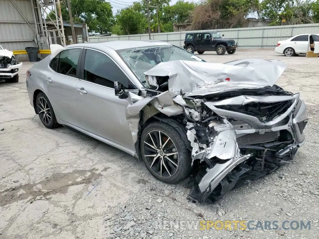 4 fotografías del automóvil dañado 4T1G11AK4NU673399 TOYOTA CAMRY 2022