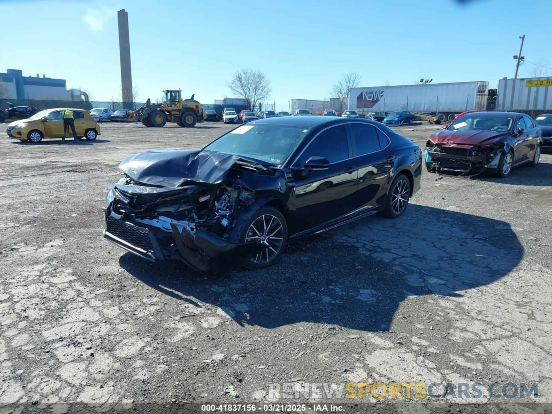 2 fotografías del automóvil dañado 4T1G11AK4NU690607 TOYOTA CAMRY 2022