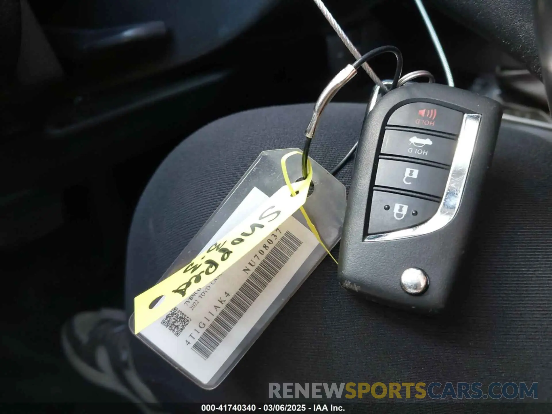 11 fotografías del automóvil dañado 4T1G11AK4NU708037 TOYOTA CAMRY 2022