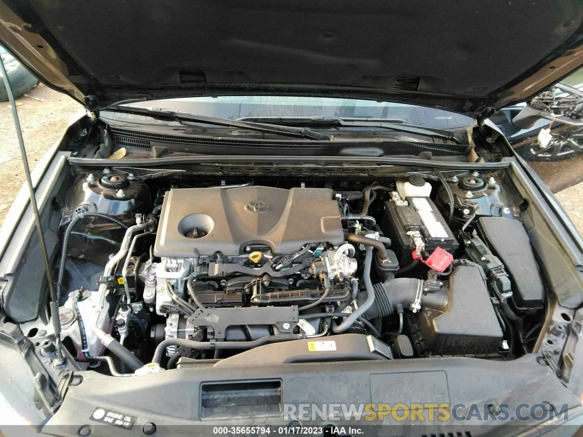 10 fotografías del automóvil dañado 4T1G11AK4NU713562 TOYOTA CAMRY 2022