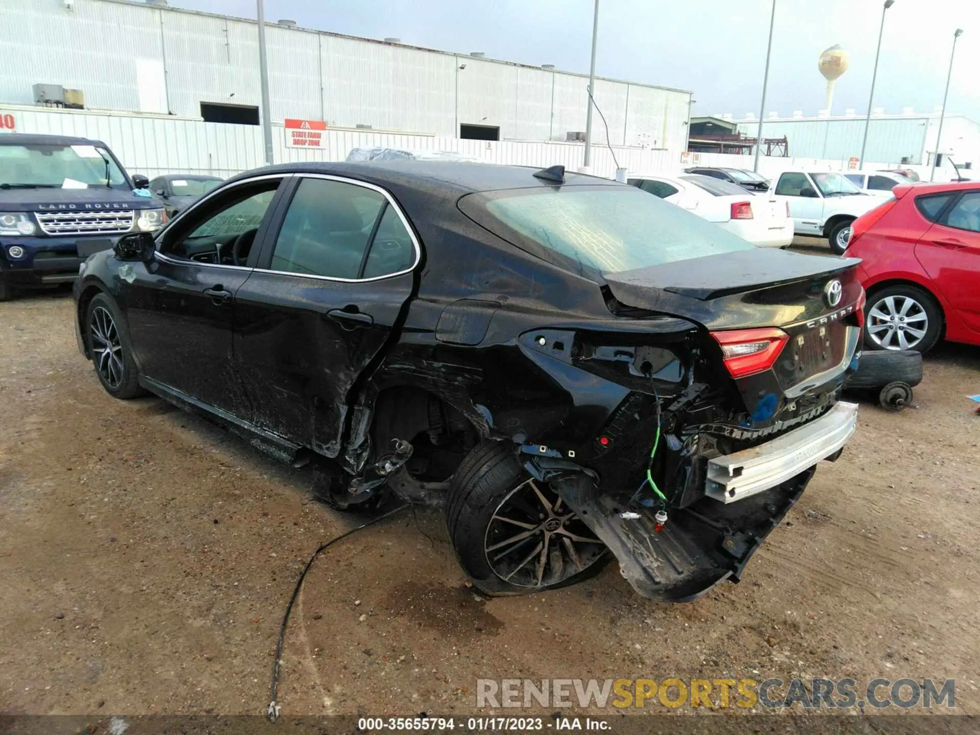 3 fotografías del automóvil dañado 4T1G11AK4NU713562 TOYOTA CAMRY 2022