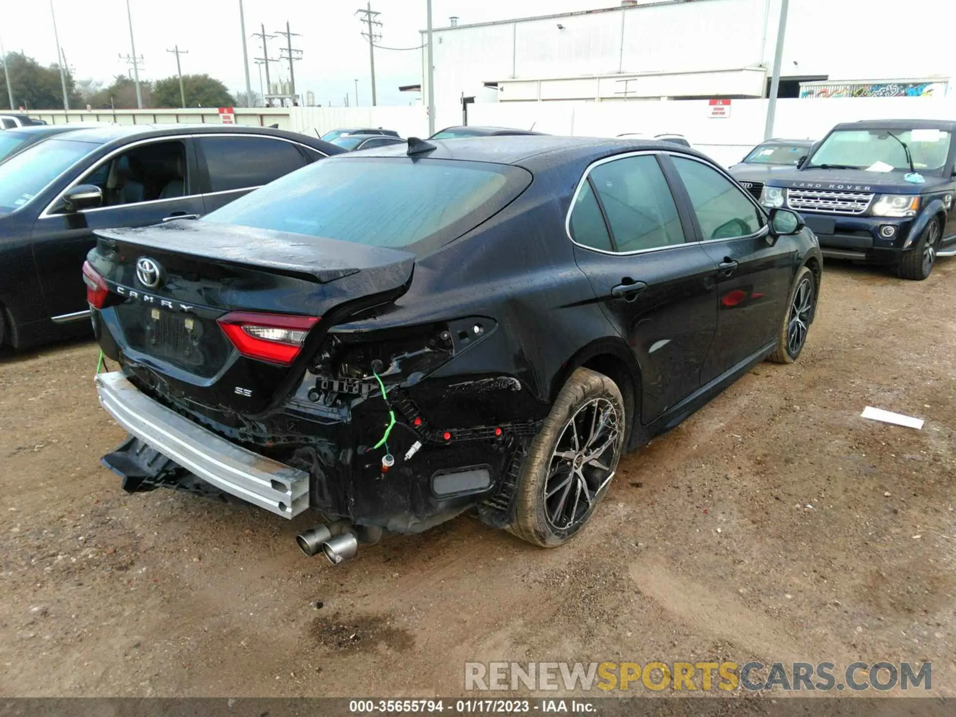 4 fotografías del automóvil dañado 4T1G11AK4NU713562 TOYOTA CAMRY 2022