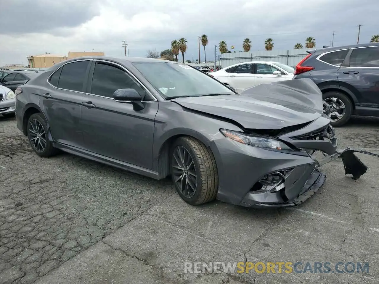 4 fotografías del automóvil dañado 4T1G11AK5NU017504 TOYOTA CAMRY 2022