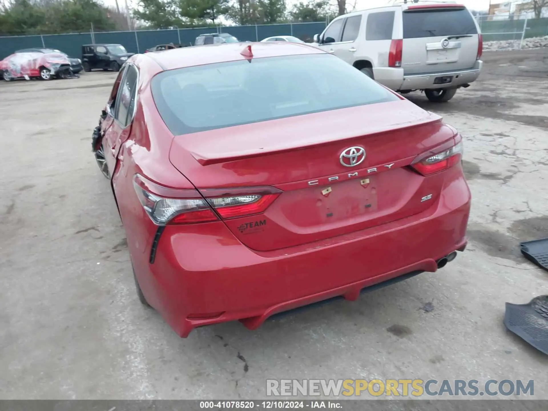 3 fotografías del automóvil dañado 4T1G11AK6NU056814 TOYOTA CAMRY 2022