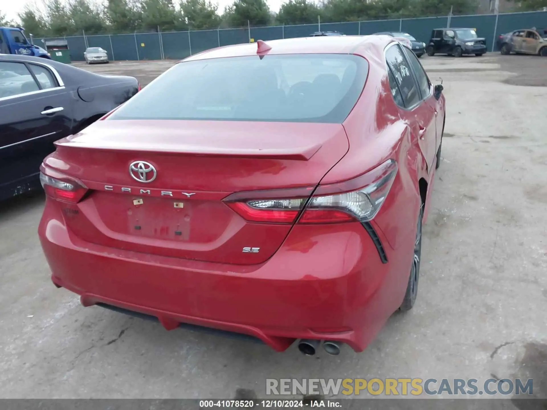 4 fotografías del automóvil dañado 4T1G11AK6NU056814 TOYOTA CAMRY 2022