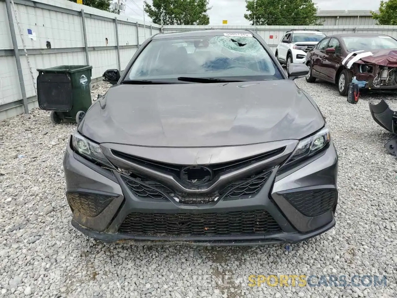 5 fotografías del automóvil dañado 4T1G11AK6NU680497 TOYOTA CAMRY 2022