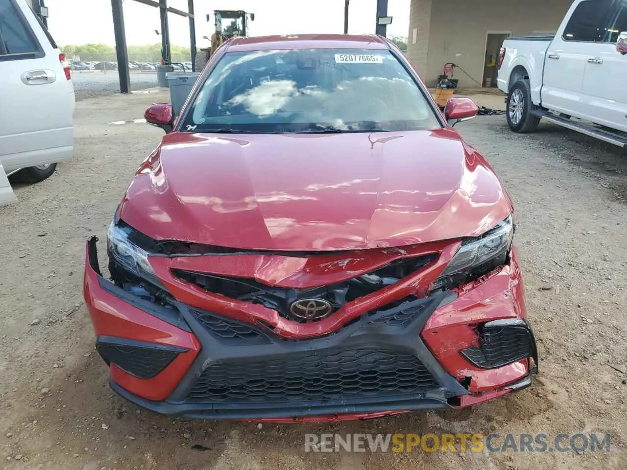 5 fotografías del automóvil dañado 4T1G11AK7NU038662 TOYOTA CAMRY 2022