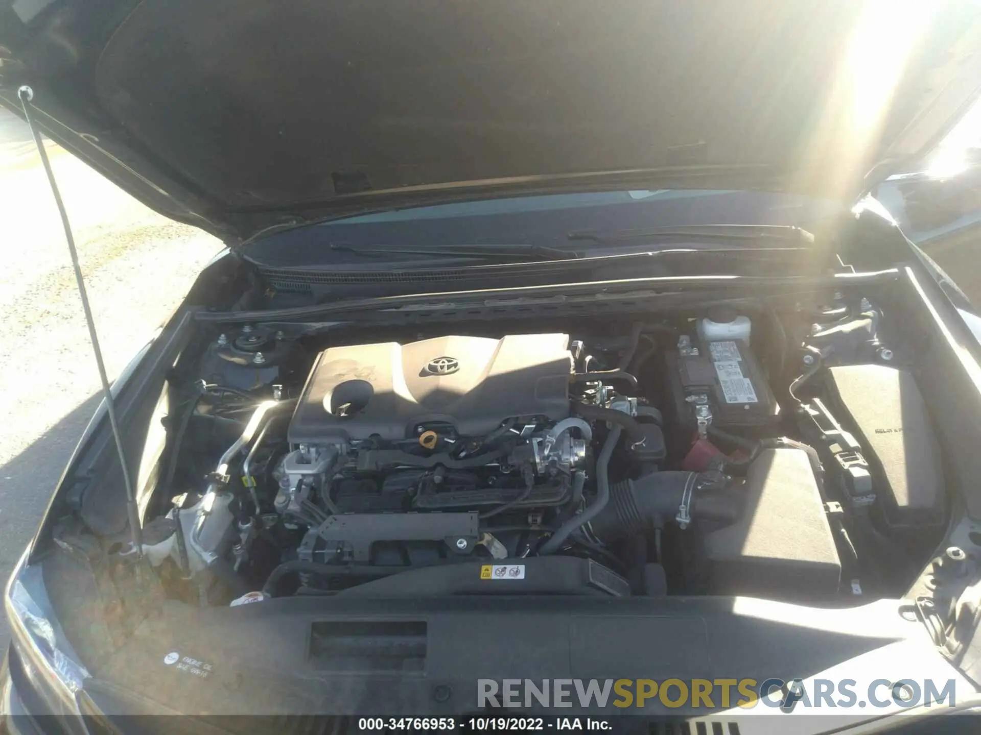 10 fotografías del automóvil dañado 4T1G11AK7NU628439 TOYOTA CAMRY 2022