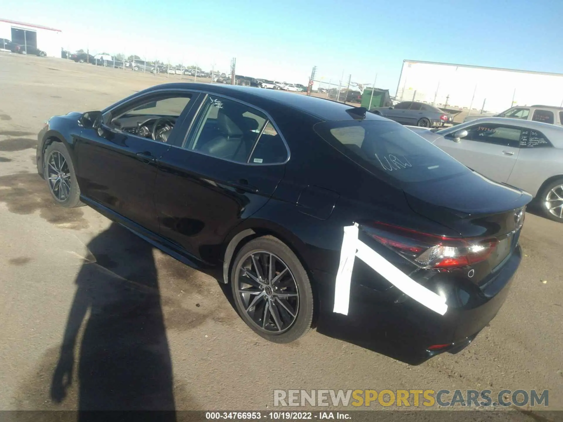 3 fotografías del automóvil dañado 4T1G11AK7NU628439 TOYOTA CAMRY 2022