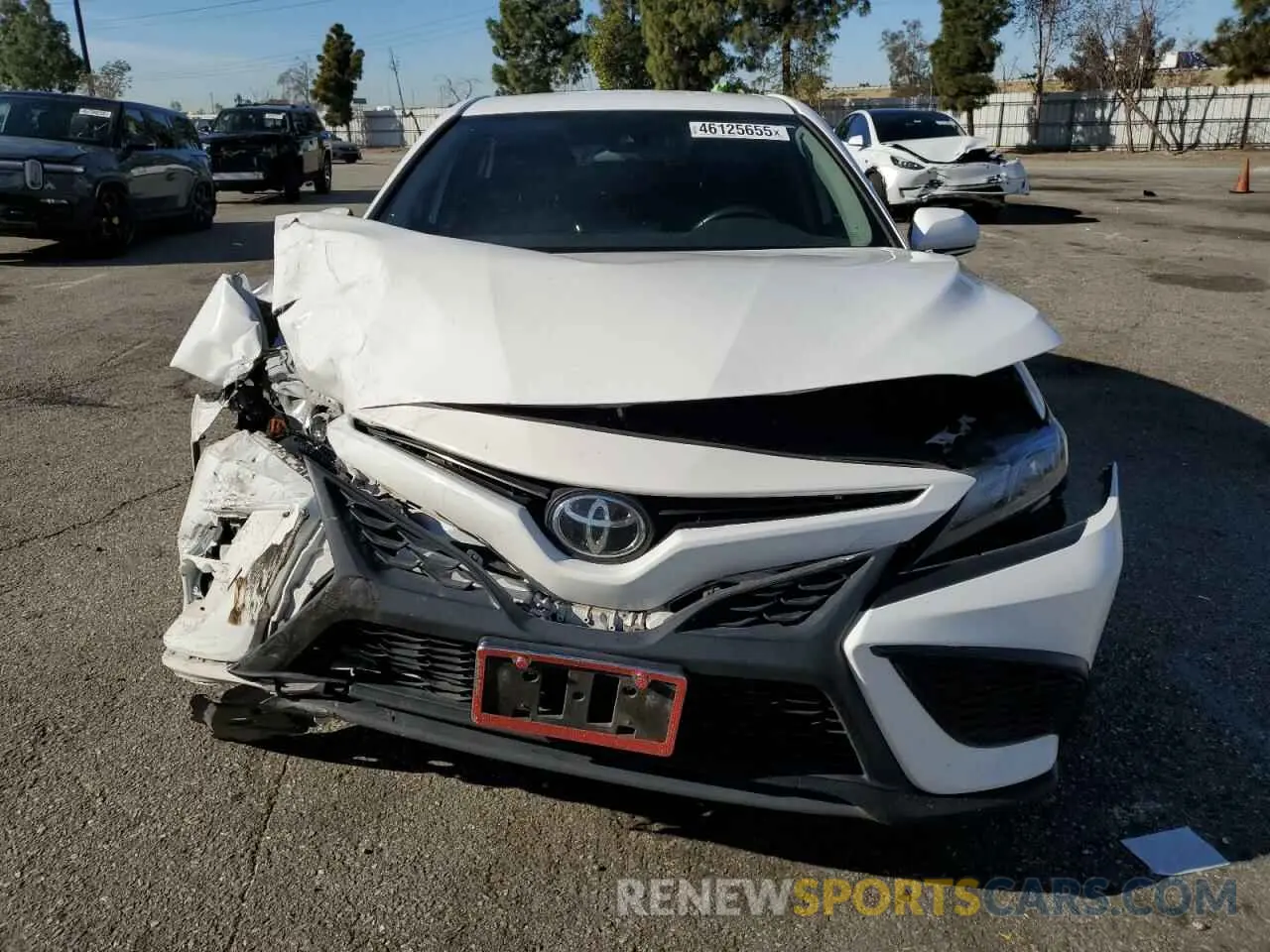 5 fotografías del automóvil dañado 4T1G11AK7NU640736 TOYOTA CAMRY 2022