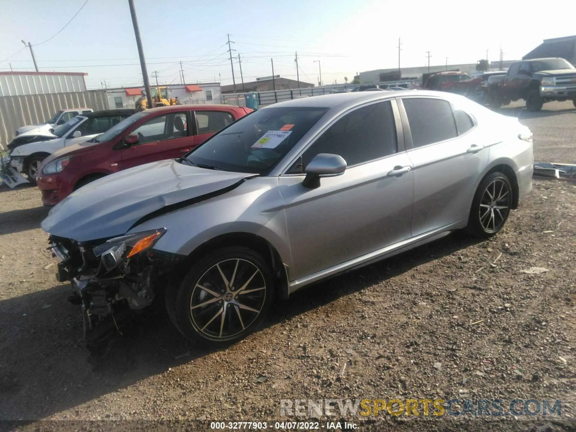 2 fotografías del automóvil dañado 4T1G11AK8NU634976 TOYOTA CAMRY 2022