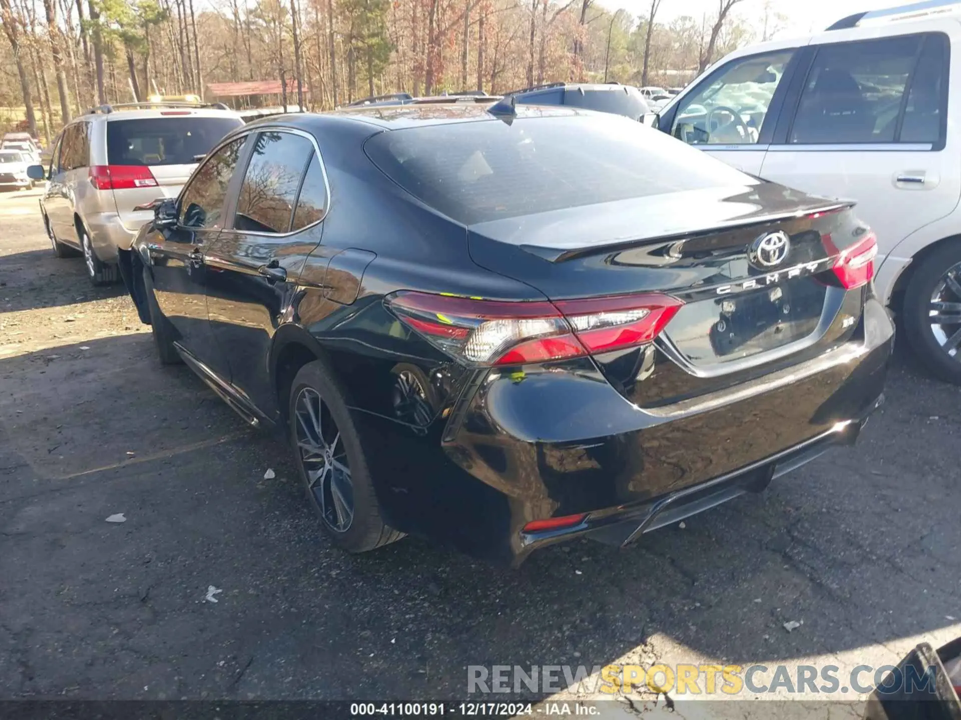 3 fotografías del automóvil dañado 4T1G11AK8NU637120 TOYOTA CAMRY 2022