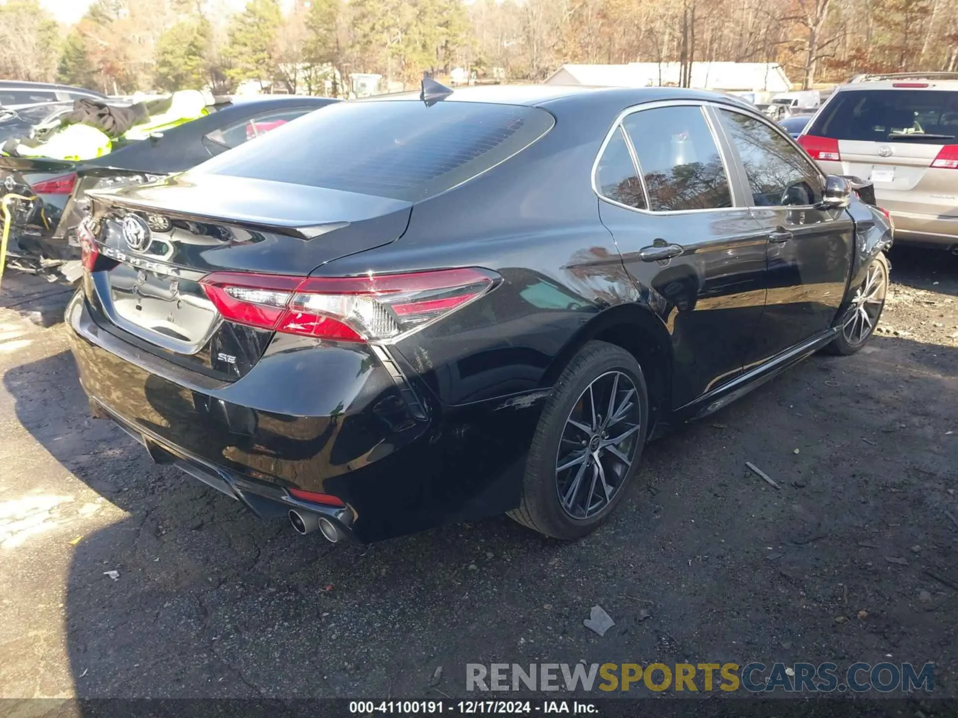 4 fotografías del automóvil dañado 4T1G11AK8NU637120 TOYOTA CAMRY 2022