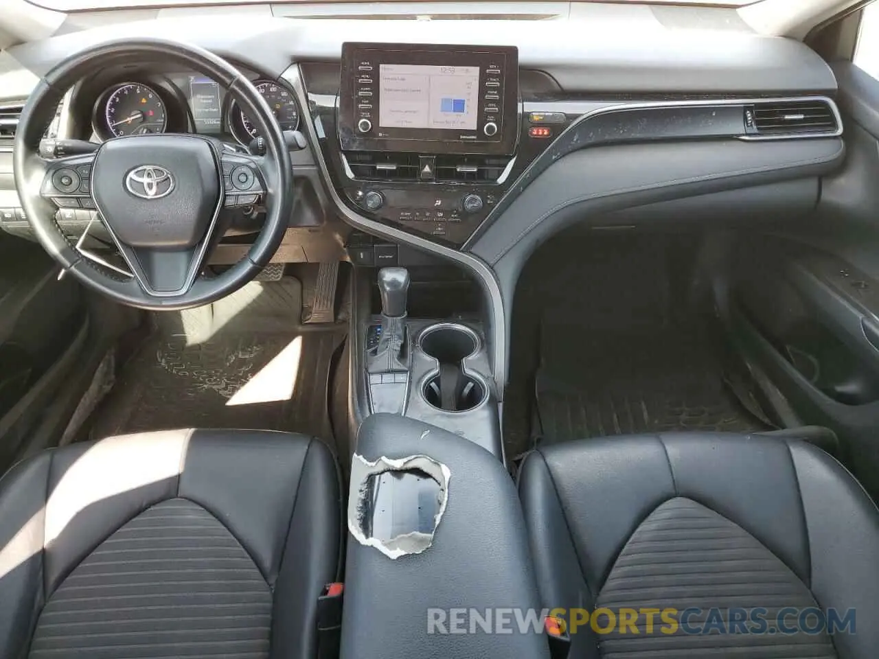 8 fotografías del automóvil dañado 4T1G11AK9NU047136 TOYOTA CAMRY 2022
