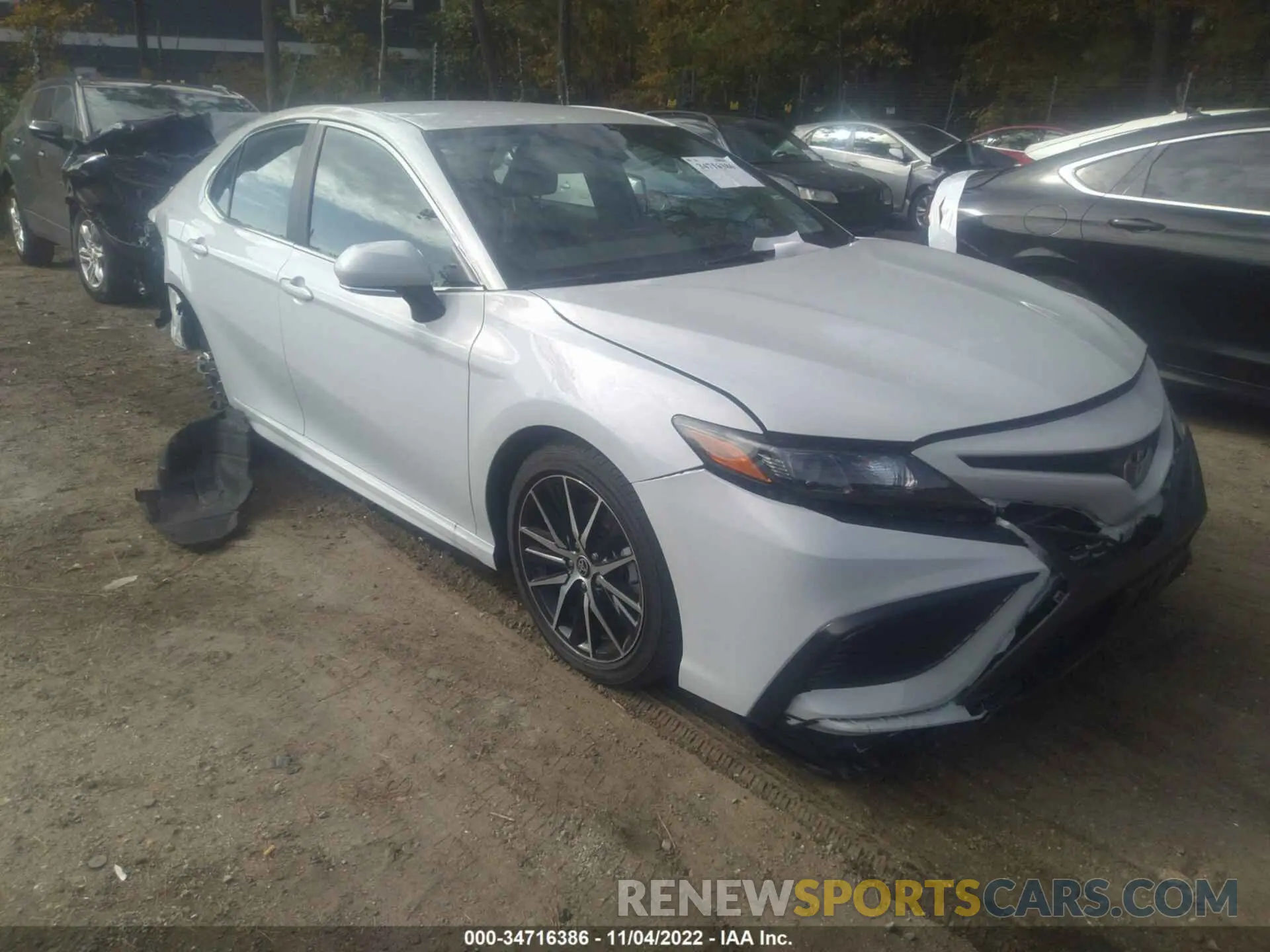 1 fotografías del automóvil dañado 4T1G11AK9NU053728 TOYOTA CAMRY 2022
