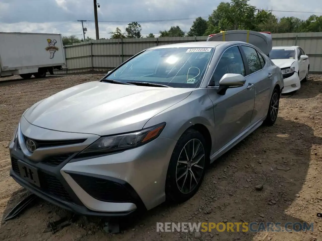 2 fotografías del automóvil dañado 4T1G11AK9NU651771 TOYOTA CAMRY 2022
