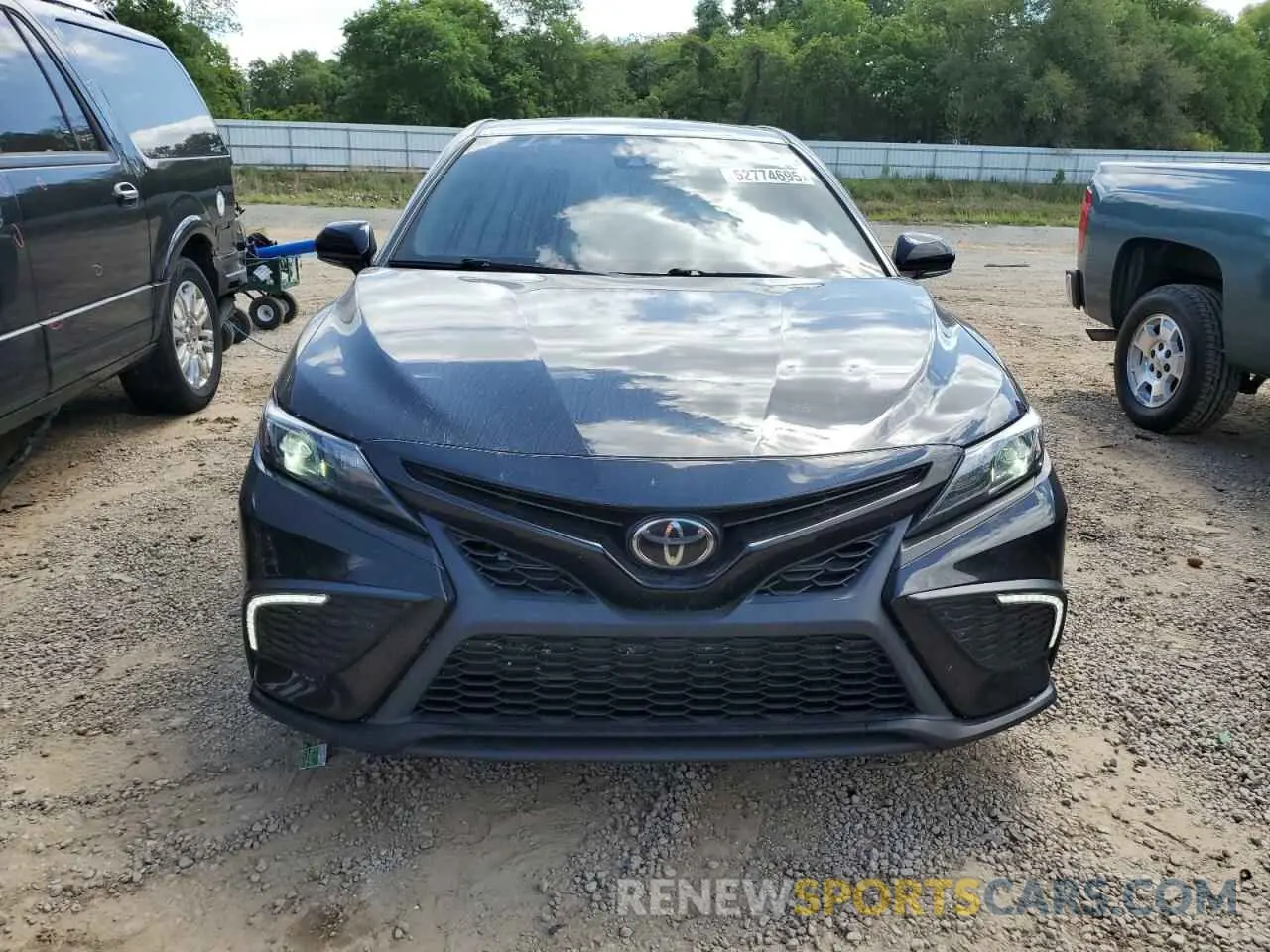 5 fotografías del automóvil dañado 4T1G11AK9NU667940 TOYOTA CAMRY 2022