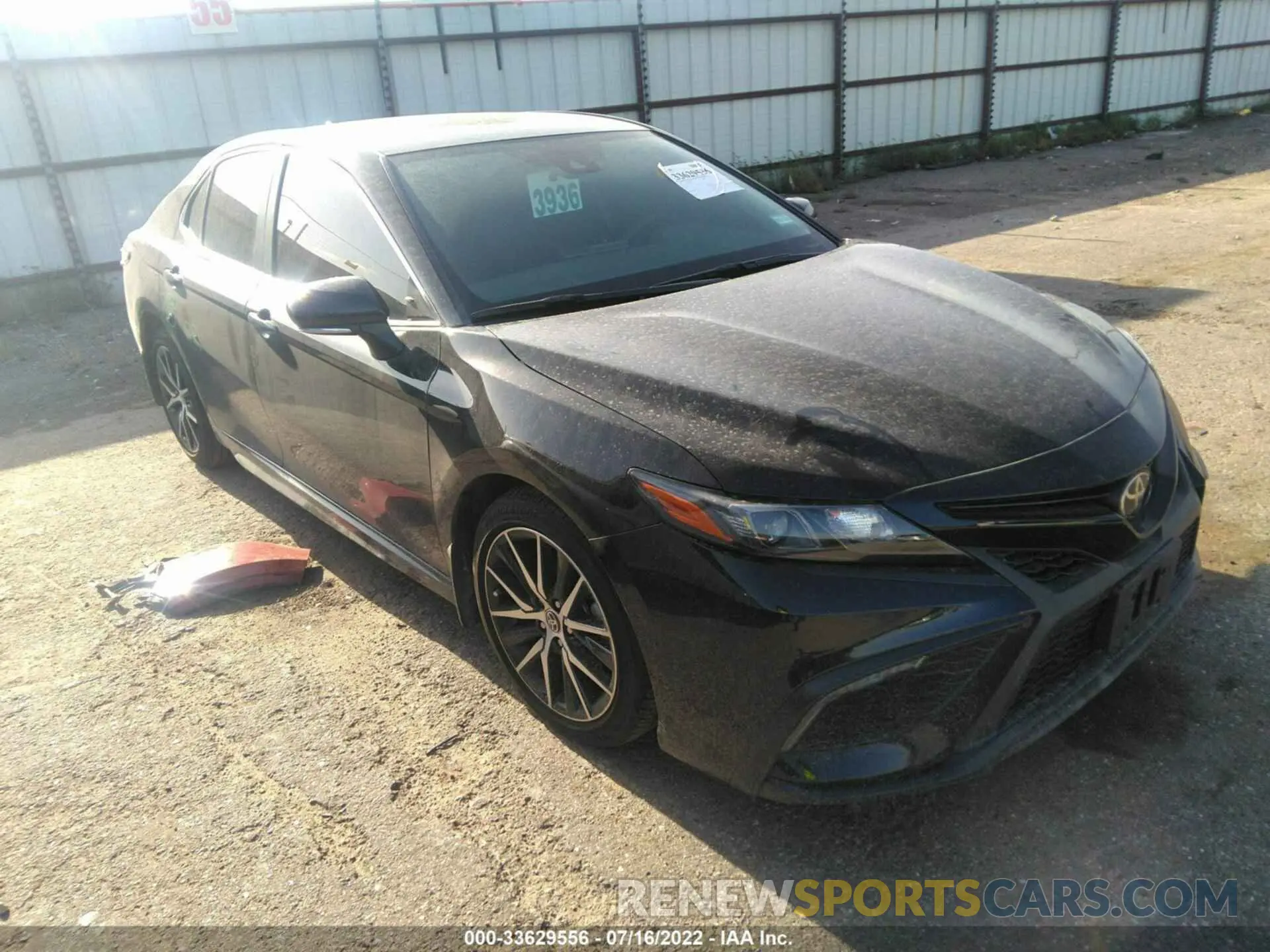 1 fotografías del automóvil dañado 4T1G11AK9NU672927 TOYOTA CAMRY 2022