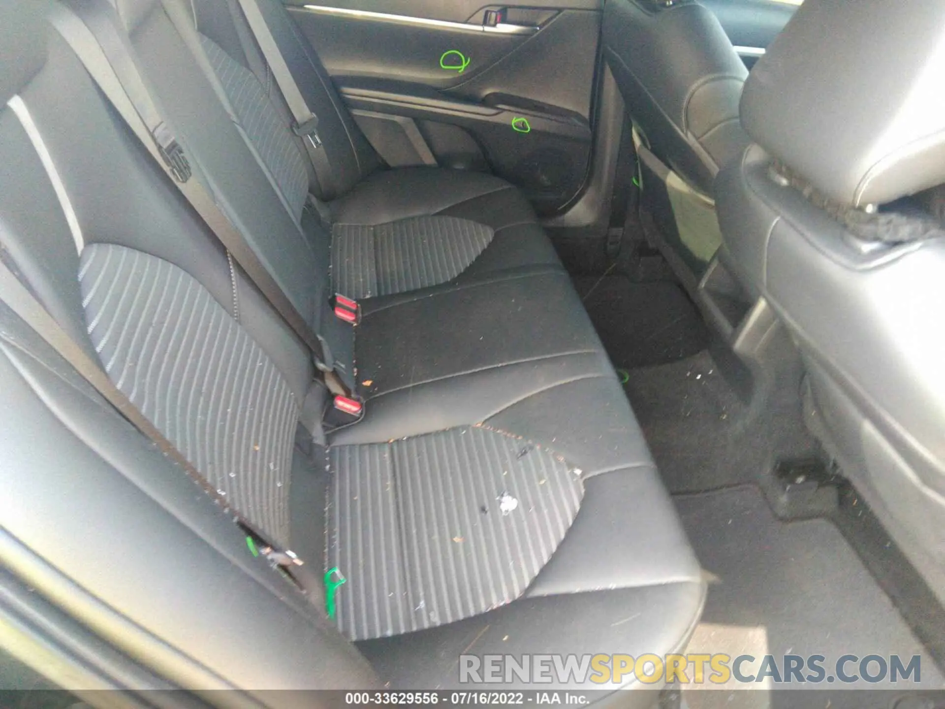 8 fotografías del automóvil dañado 4T1G11AK9NU672927 TOYOTA CAMRY 2022