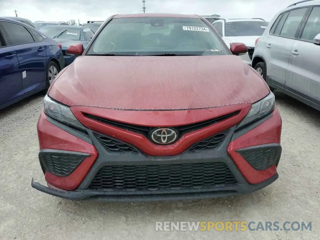 5 fotografías del automóvil dañado 4T1G11BK0NU051199 TOYOTA CAMRY 2022