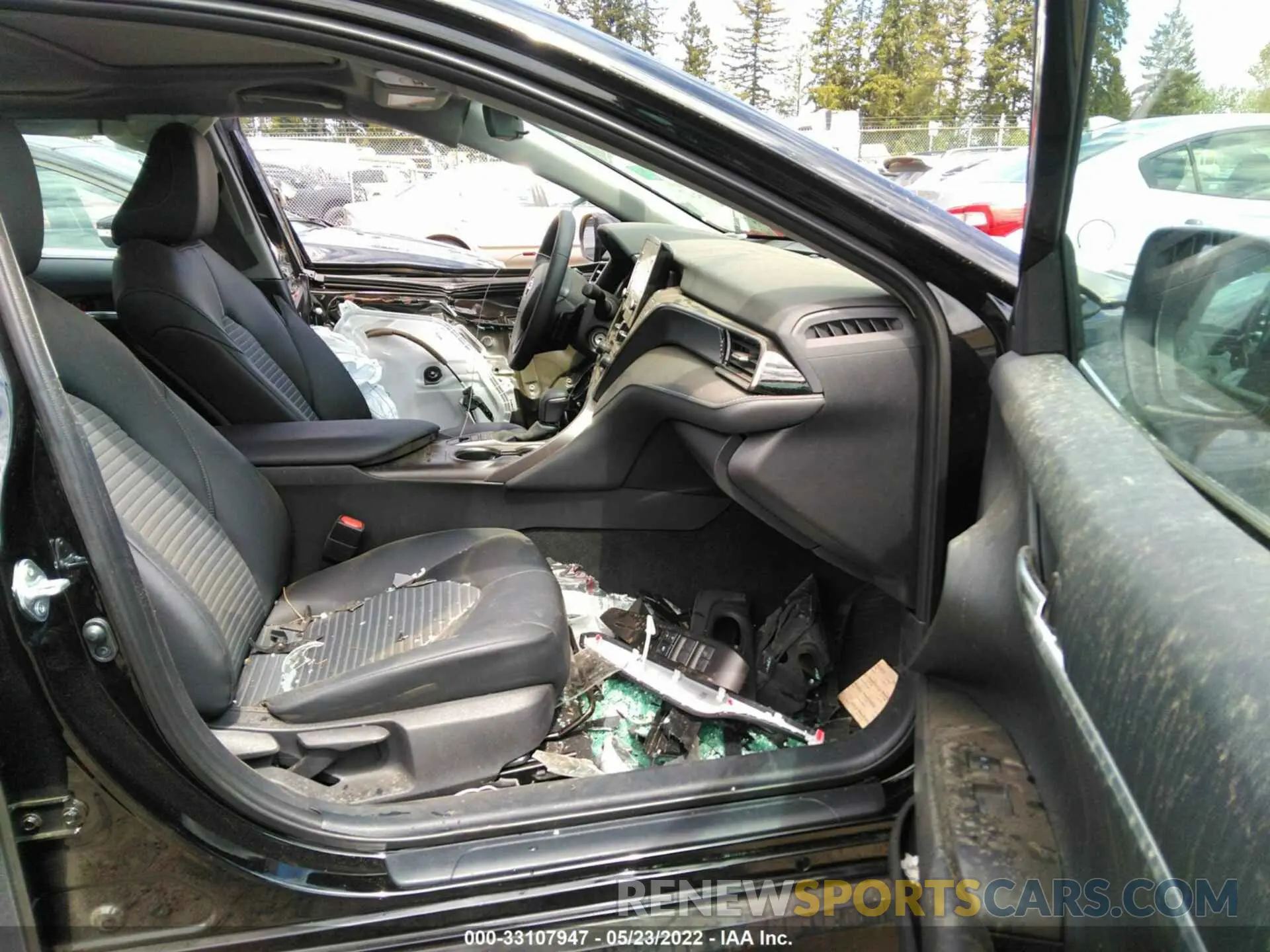 5 fotografías del automóvil dañado 4T1G11BK1NU055357 TOYOTA CAMRY 2022