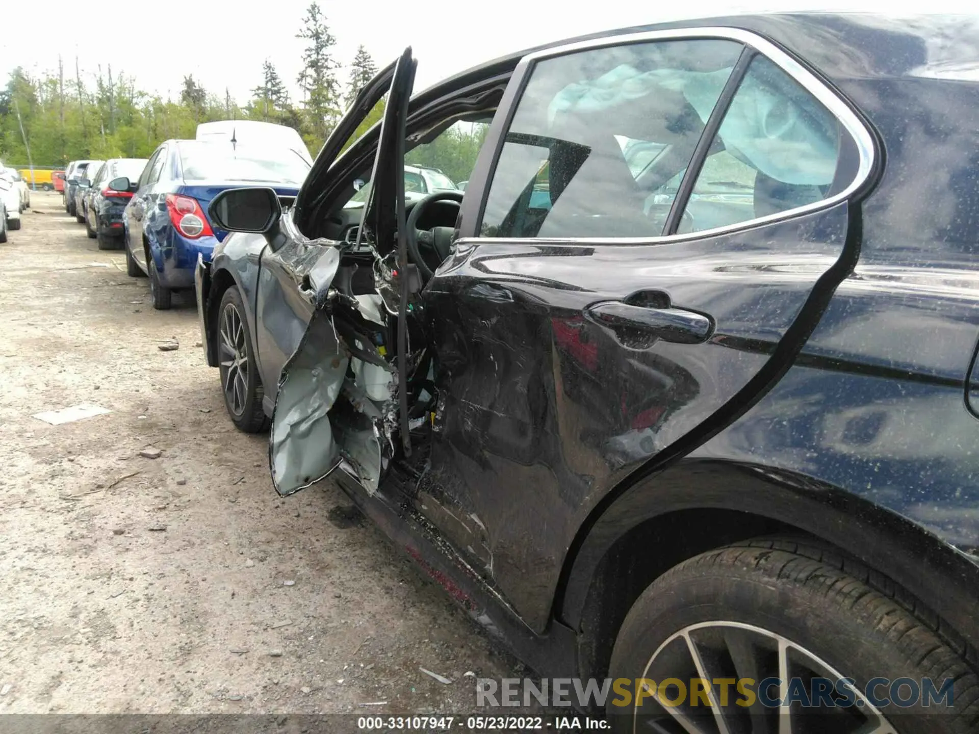 6 fotografías del automóvil dañado 4T1G11BK1NU055357 TOYOTA CAMRY 2022