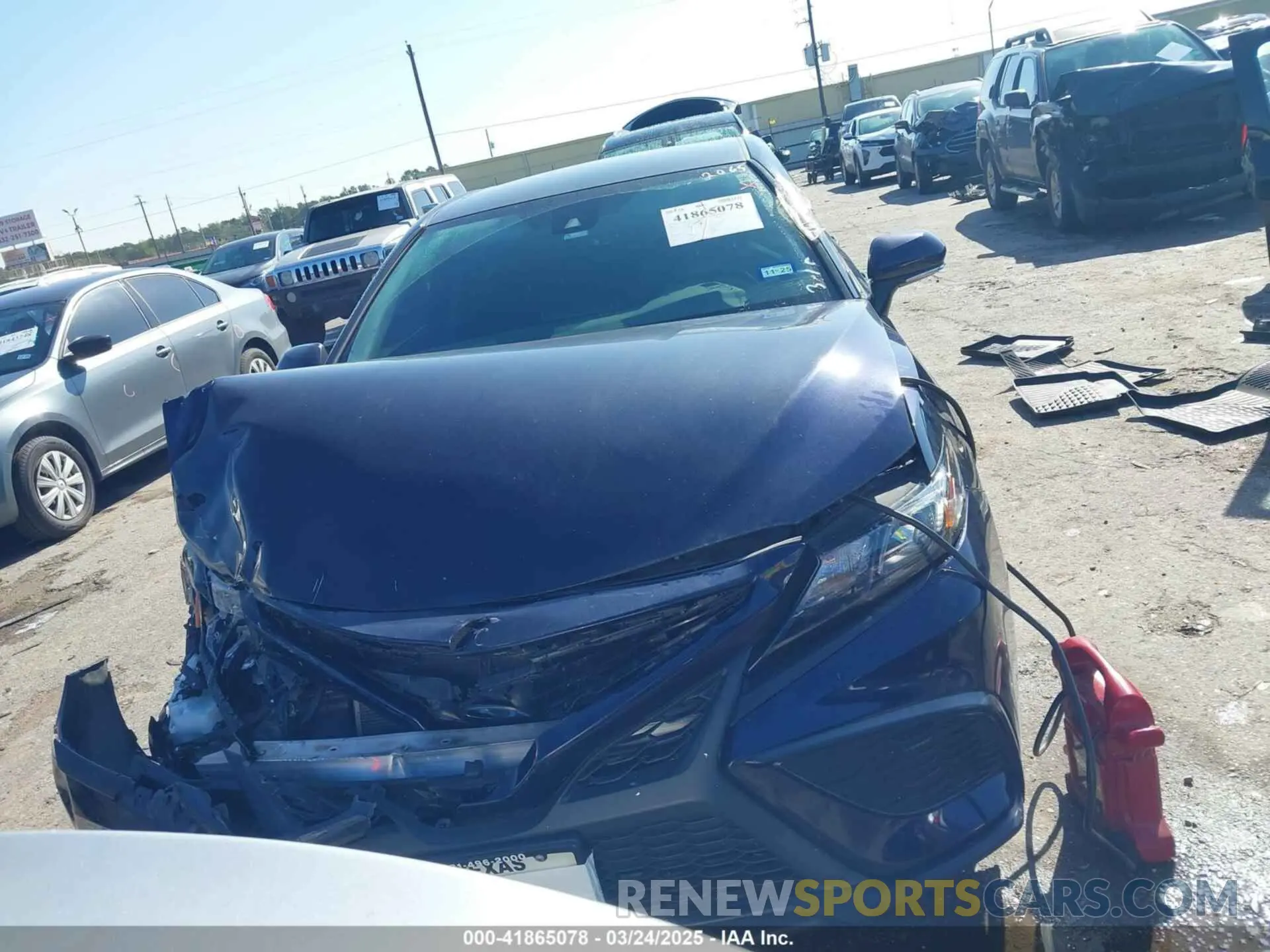 12 fotografías del automóvil dañado 4T1G11BK1NU062065 TOYOTA CAMRY 2022
