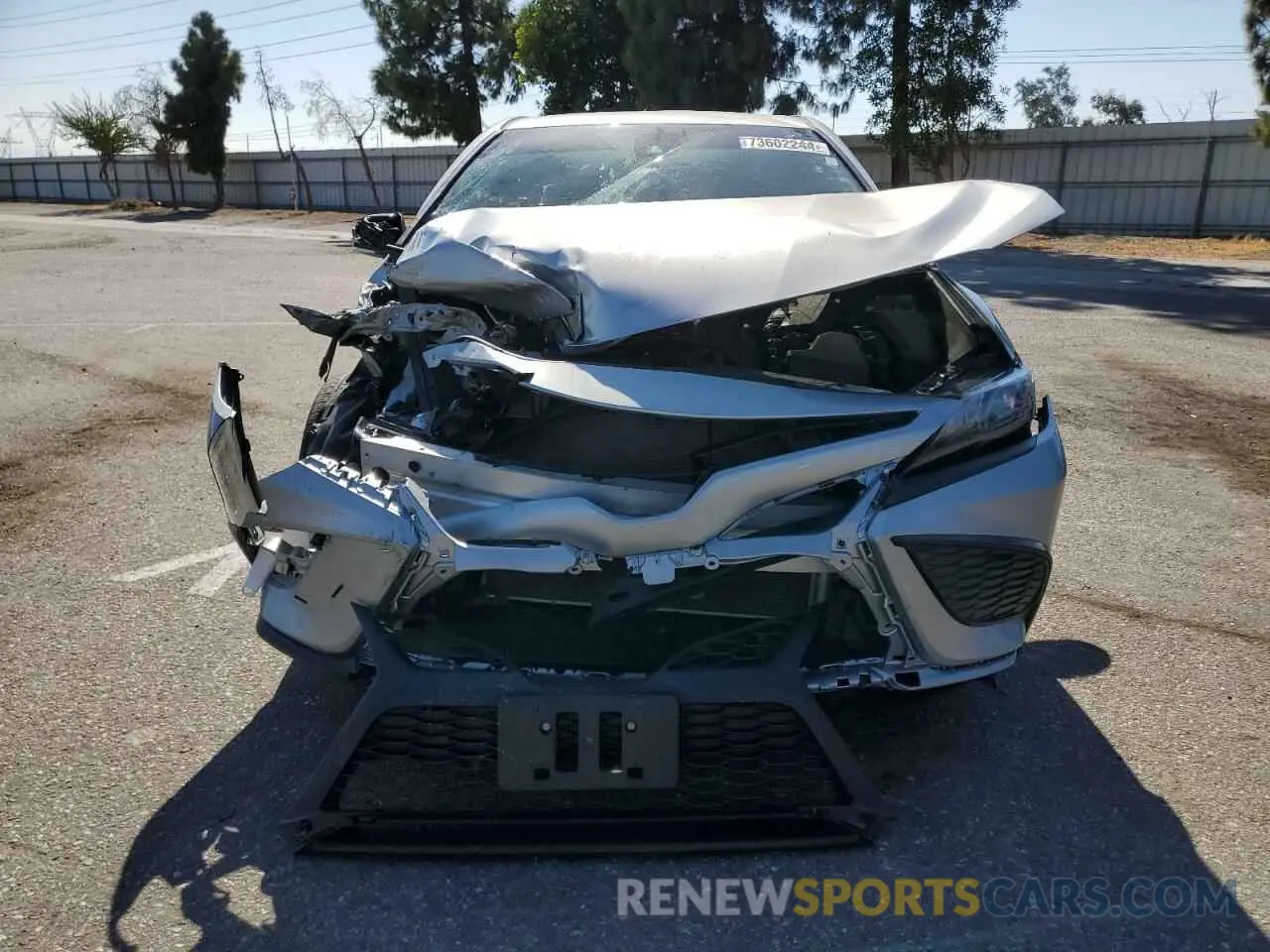 5 fotografías del automóvil dañado 4T1G11BK3NU057448 TOYOTA CAMRY 2022