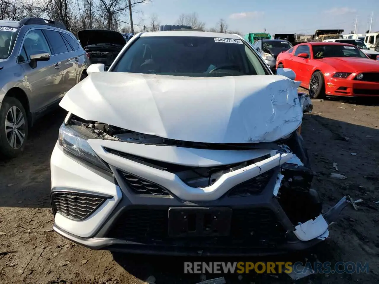 5 fotografías del automóvil dañado 4T1G11BK9NU066963 TOYOTA CAMRY 2022