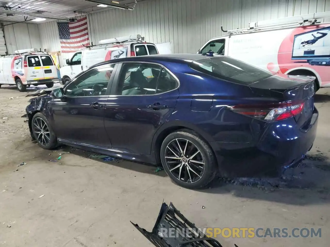 2 fotografías del automóvil dañado 4T1G11BKXNU062789 TOYOTA CAMRY 2022