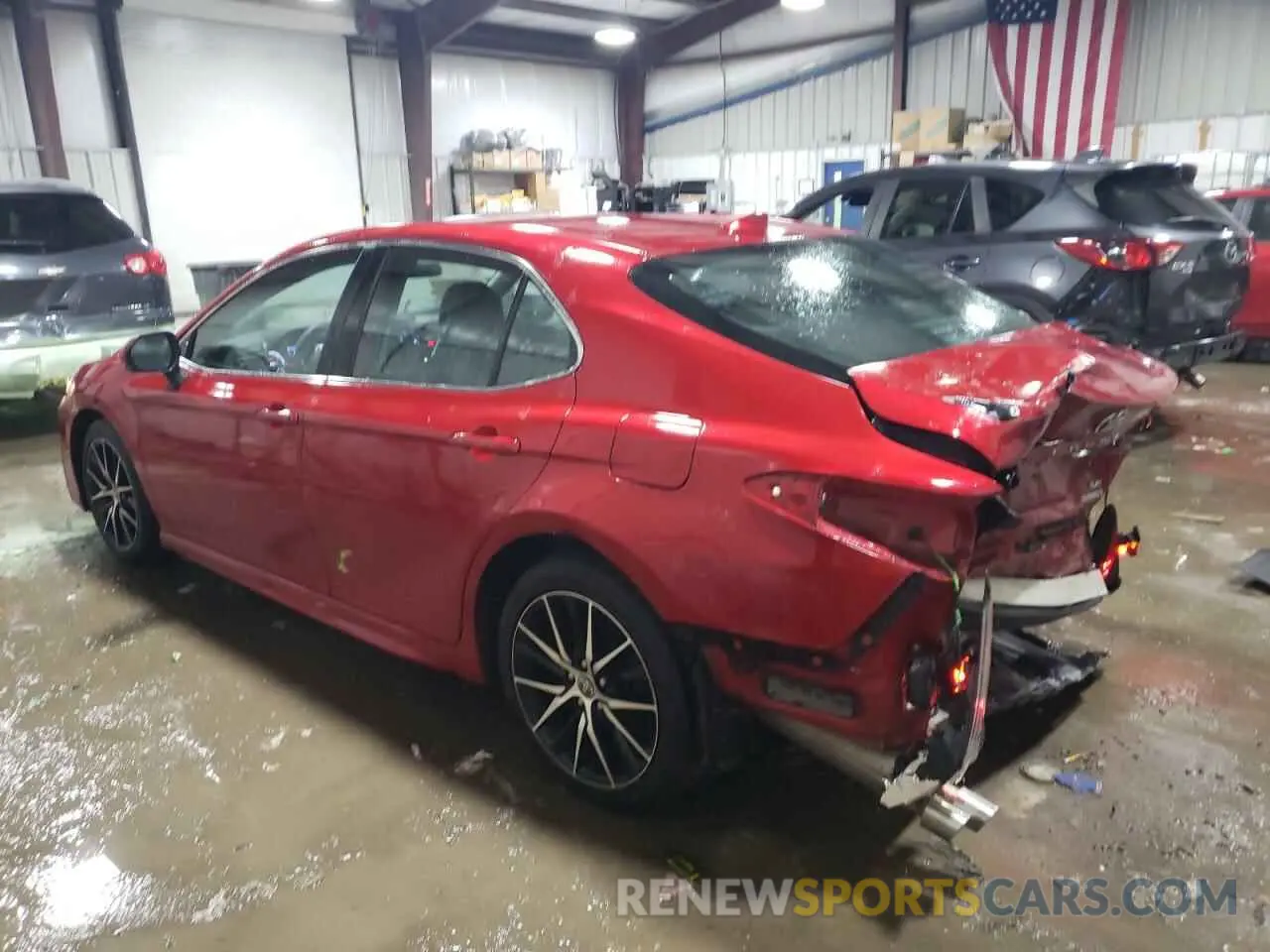 2 fotografías del automóvil dañado 4T1G31AK0NU037427 TOYOTA CAMRY 2022