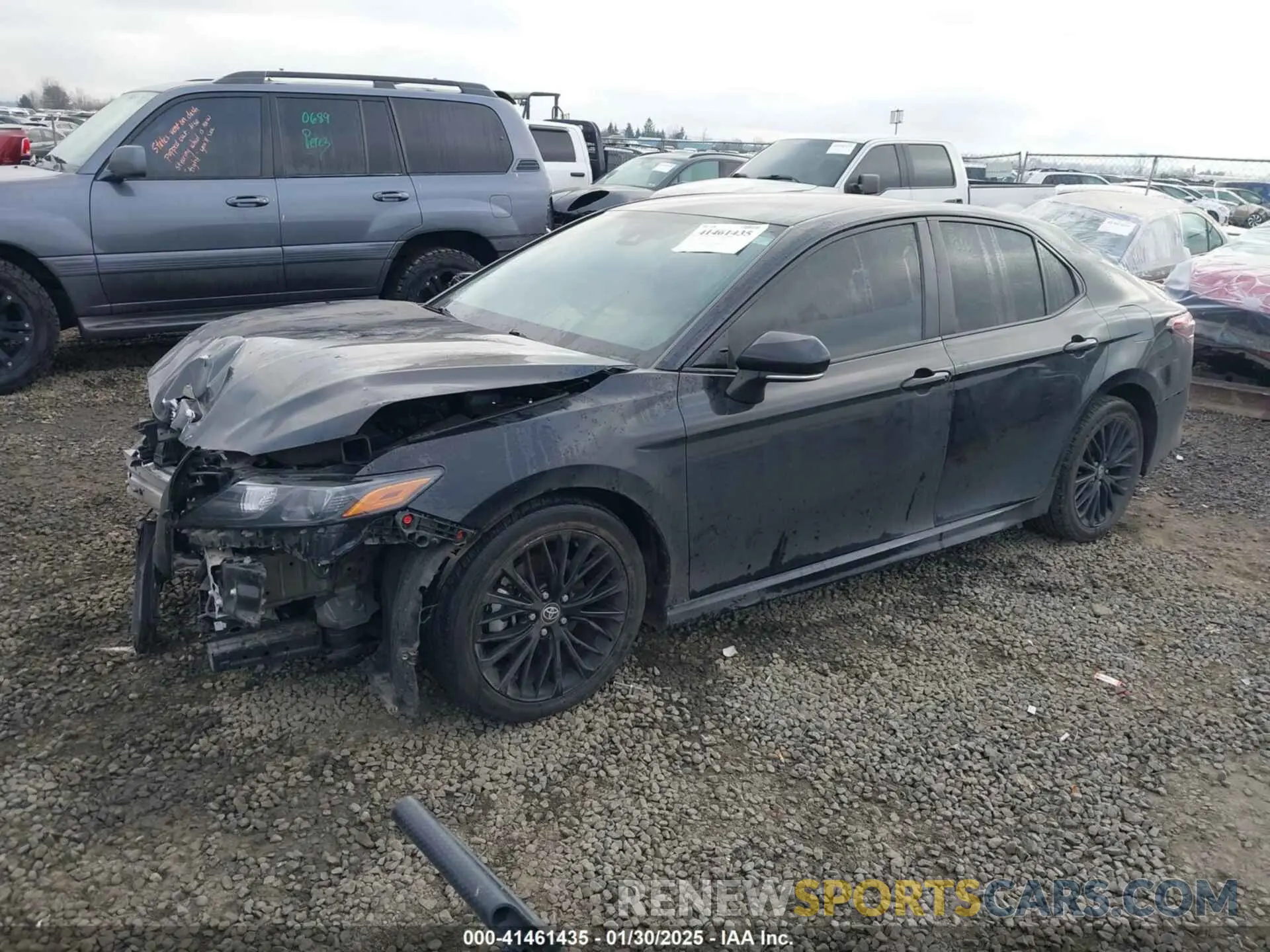 2 fotografías del automóvil dañado 4T1G31AK0NU040196 TOYOTA CAMRY 2022