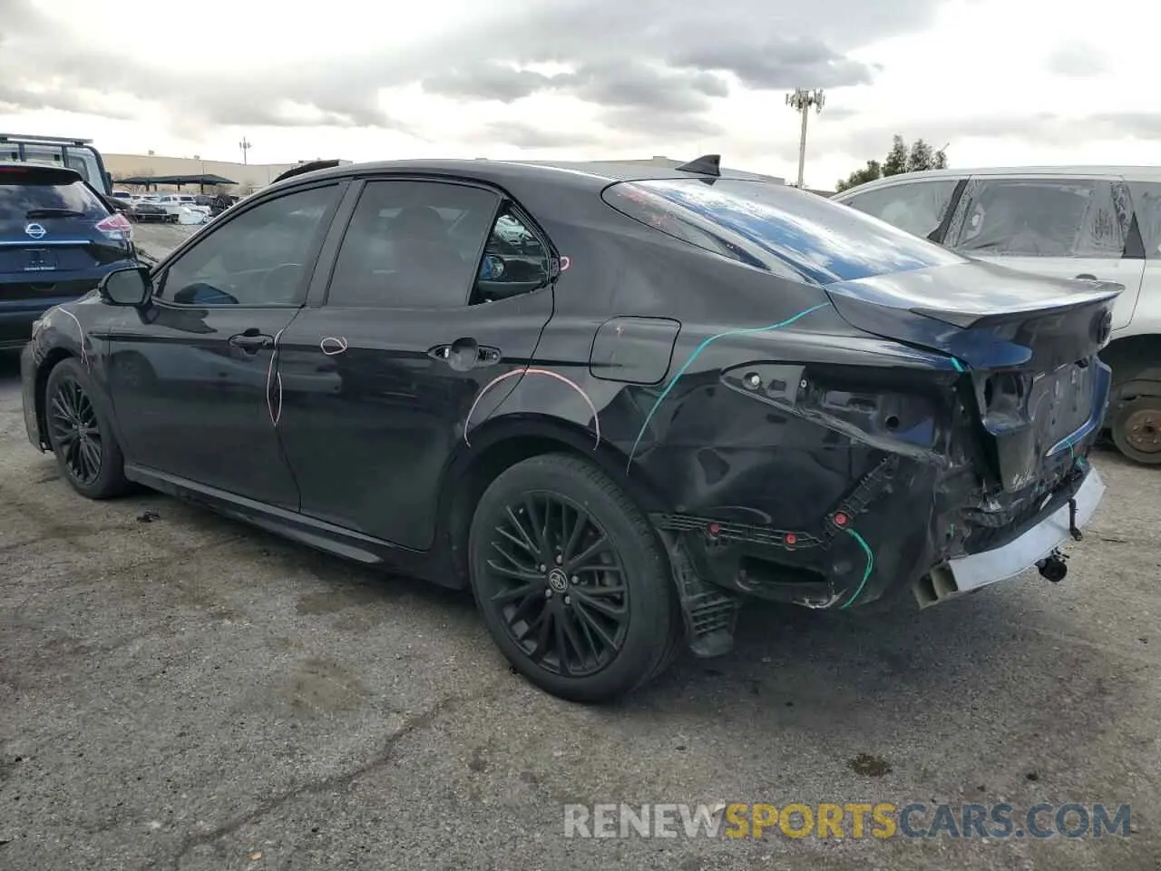 2 fotografías del automóvil dañado 4T1G31AK4NU035129 TOYOTA CAMRY 2022