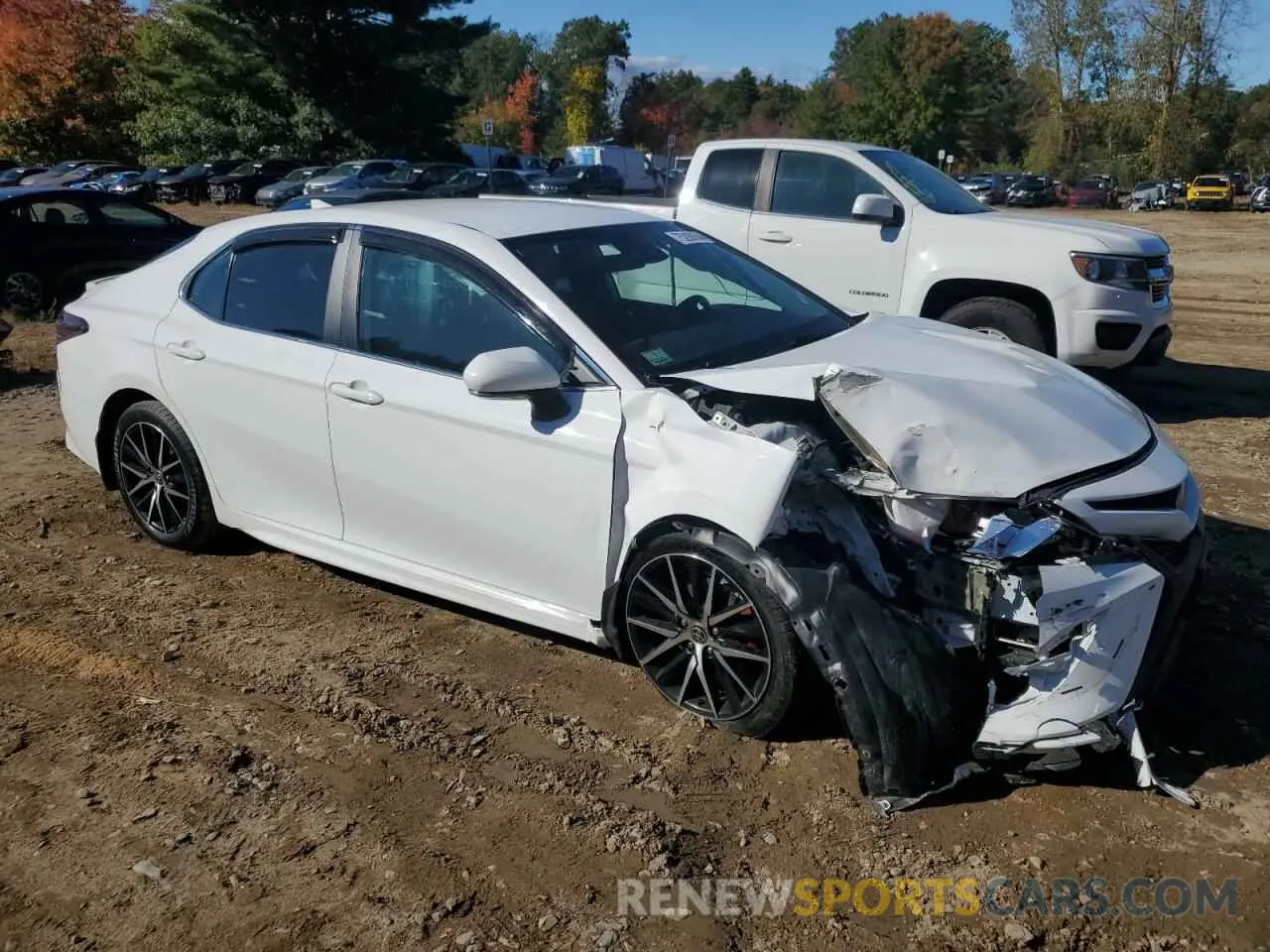 4 fotografías del automóvil dañado 4T1G31AK5NU570759 TOYOTA CAMRY 2022
