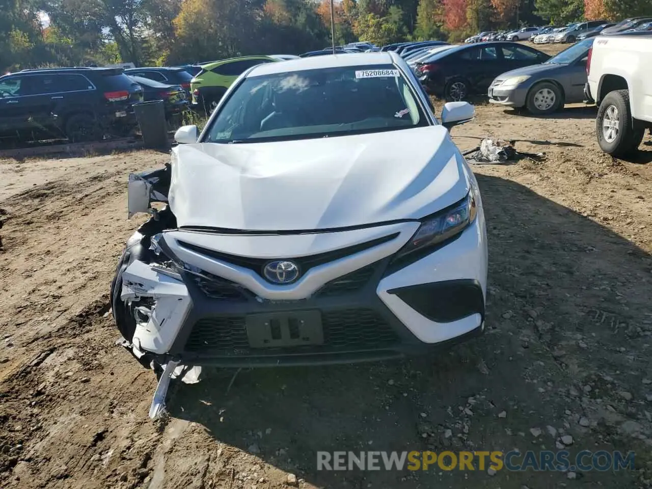 5 fotografías del automóvil dañado 4T1G31AK5NU570759 TOYOTA CAMRY 2022