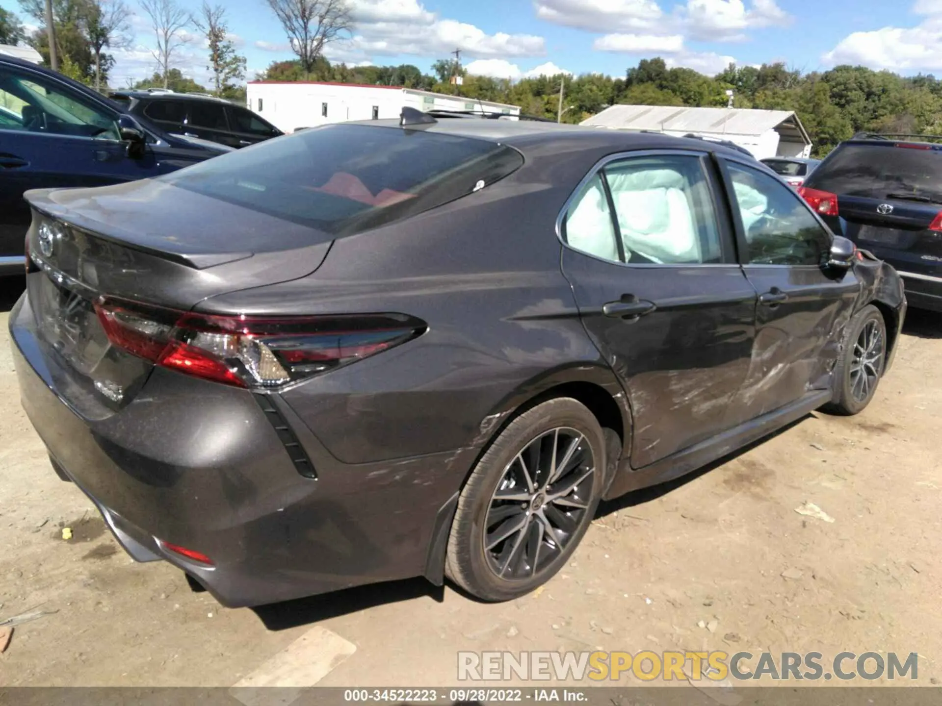 4 fotografías del automóvil dañado 4T1G31AK5NU597962 TOYOTA CAMRY 2022