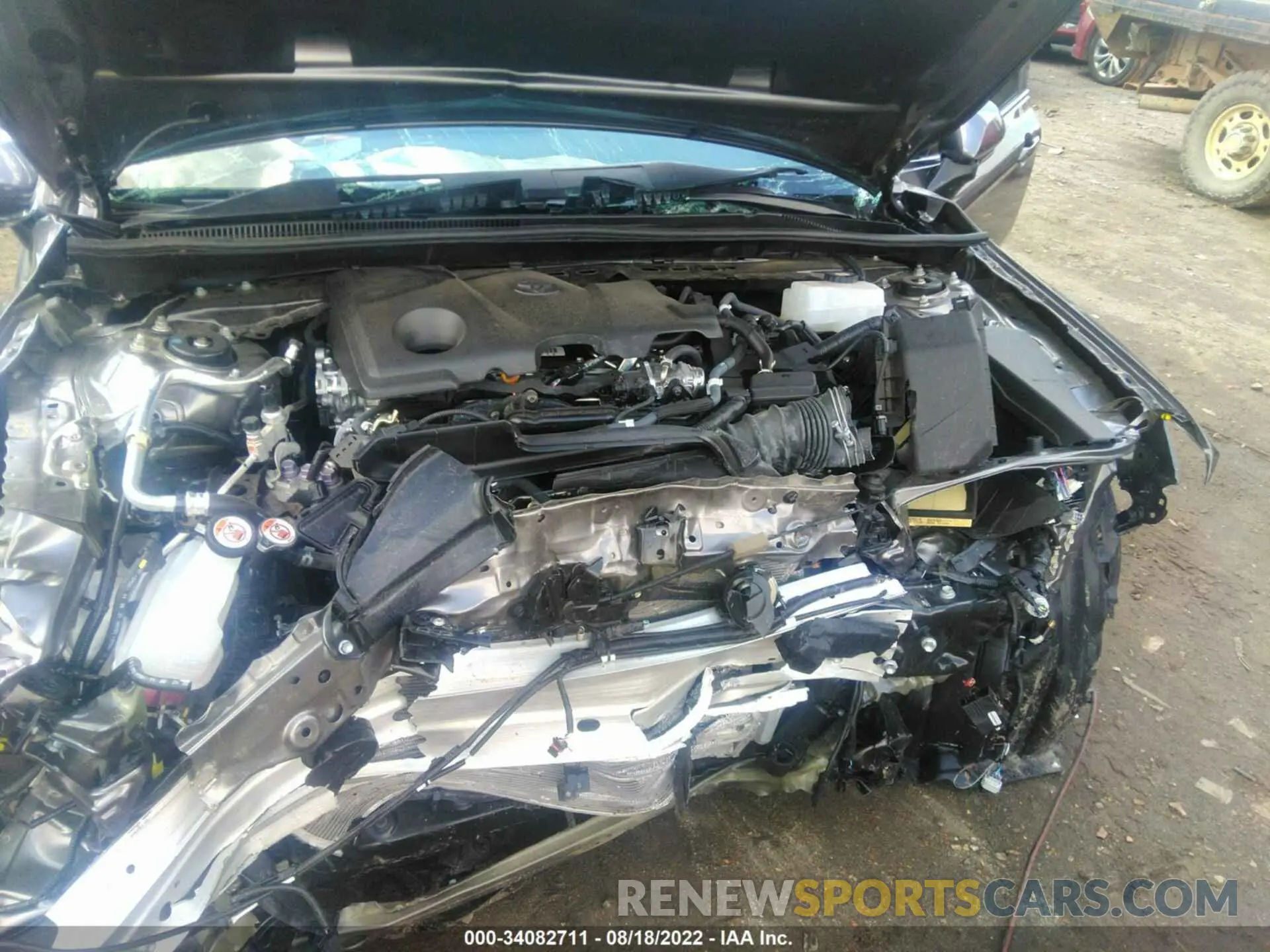 10 fotografías del automóvil dañado 4T1G31AK7NU586378 TOYOTA CAMRY 2022