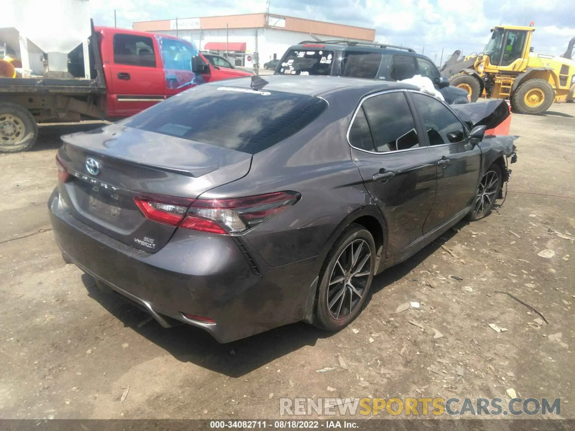 4 fotografías del automóvil dañado 4T1G31AK7NU586378 TOYOTA CAMRY 2022