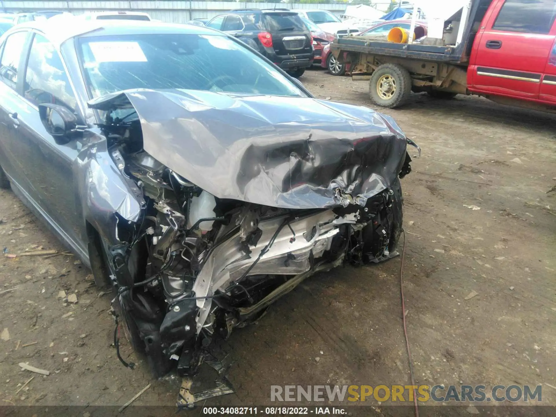 6 fotografías del automóvil dañado 4T1G31AK7NU586378 TOYOTA CAMRY 2022