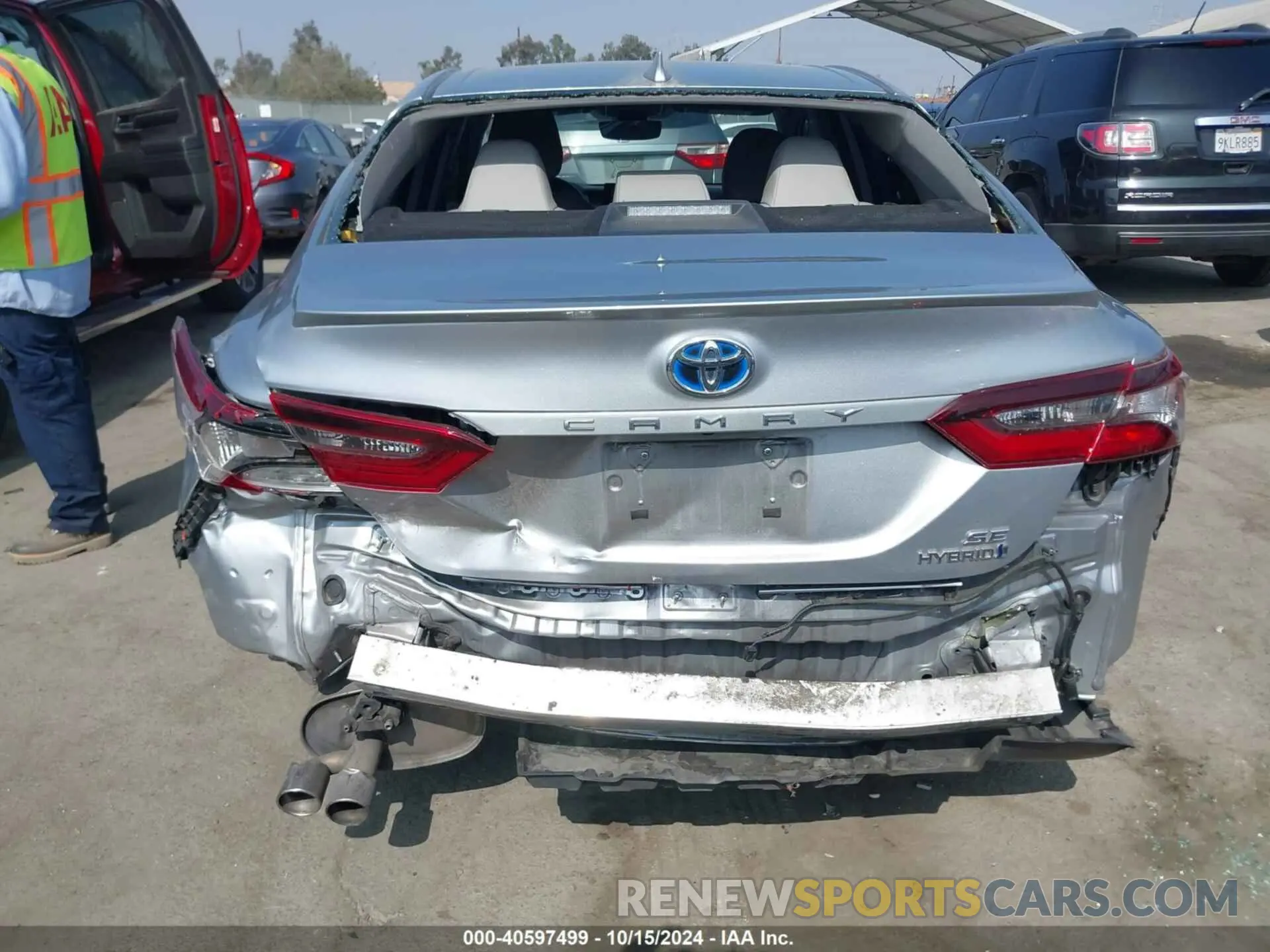 6 fotografías del automóvil dañado 4T1G31AK8NU597941 TOYOTA CAMRY 2022