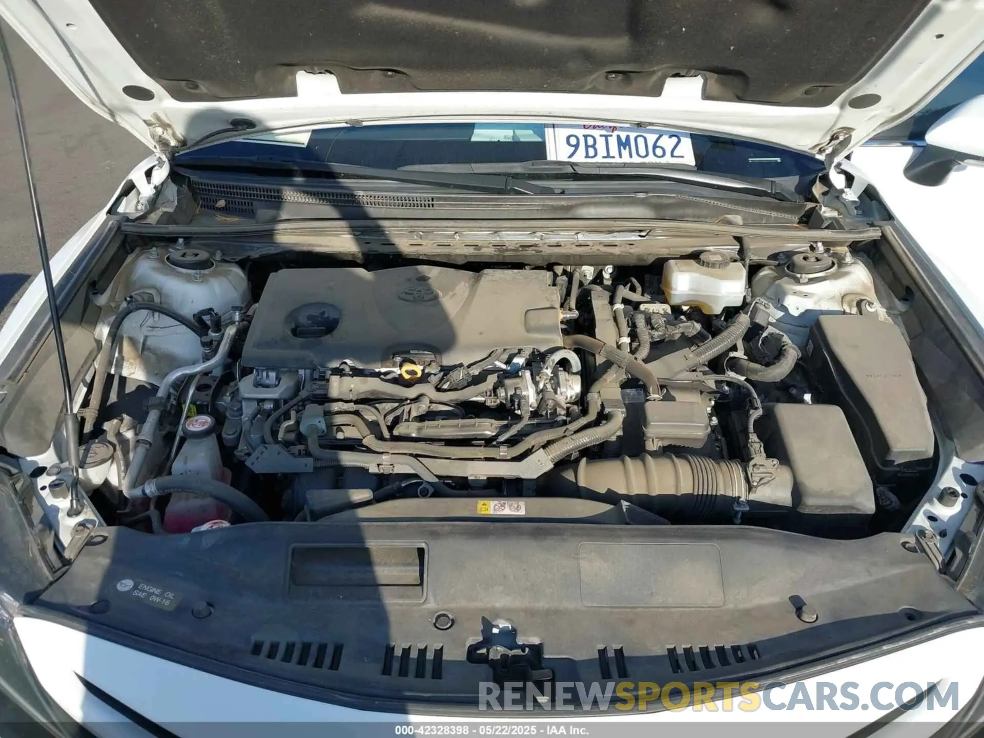 10 fotografías del automóvil dañado 4T1G31AK9NU041993 TOYOTA CAMRY 2022