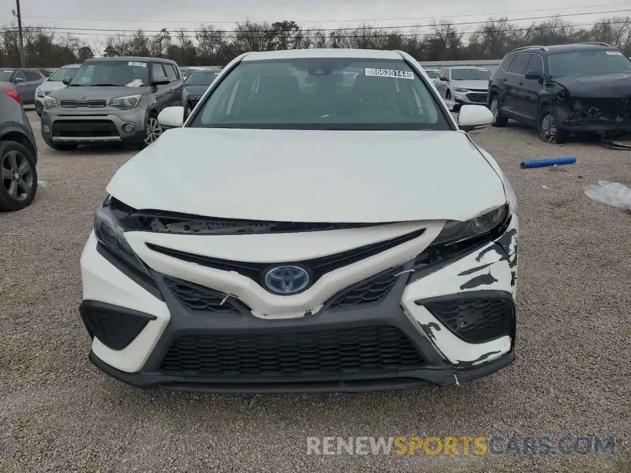 5 fotografías del automóvil dañado 4T1G31AK9NU597690 TOYOTA CAMRY 2022