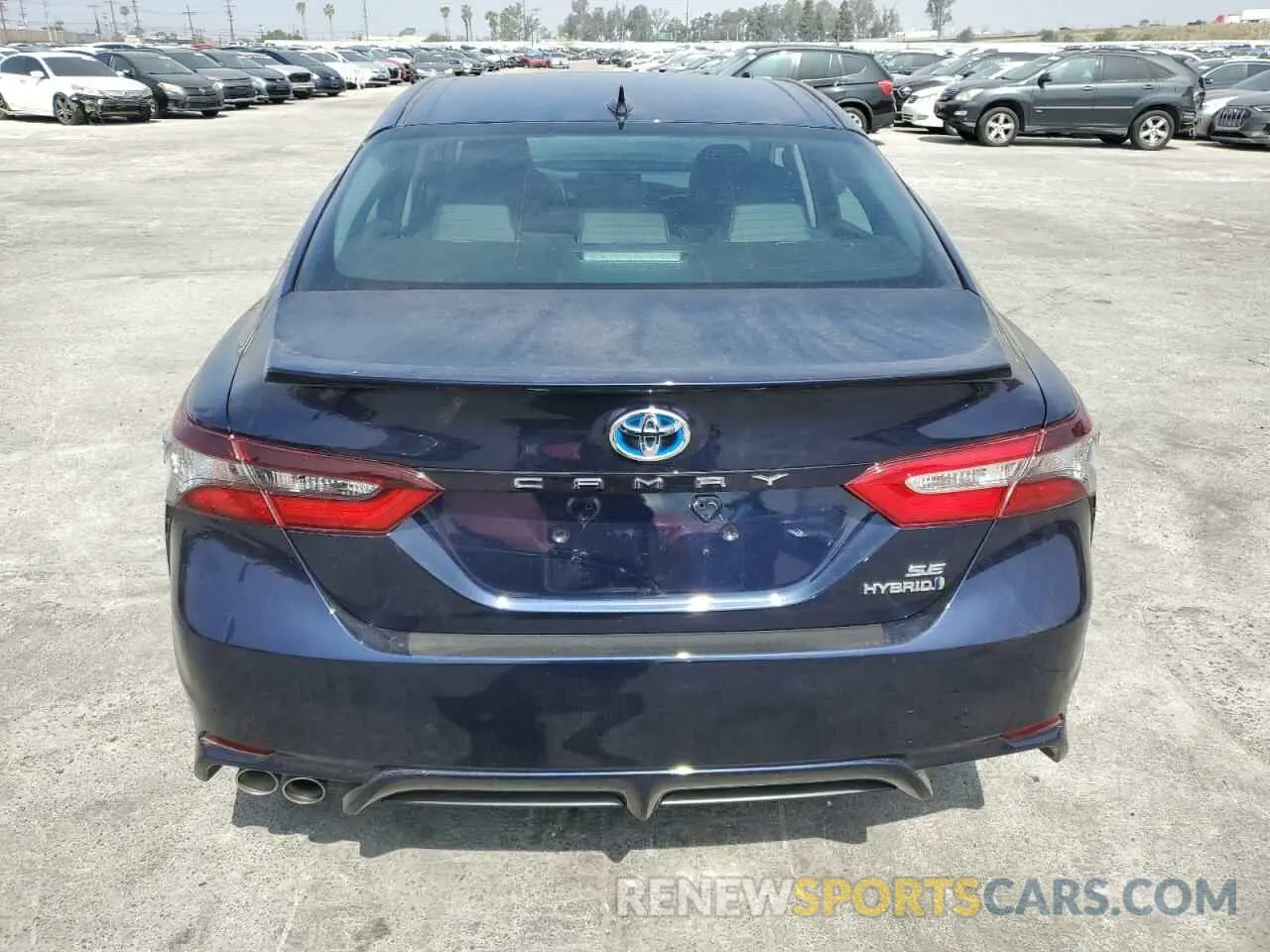 6 fotografías del automóvil dañado 4T1G31AKXNU041100 TOYOTA CAMRY 2022
