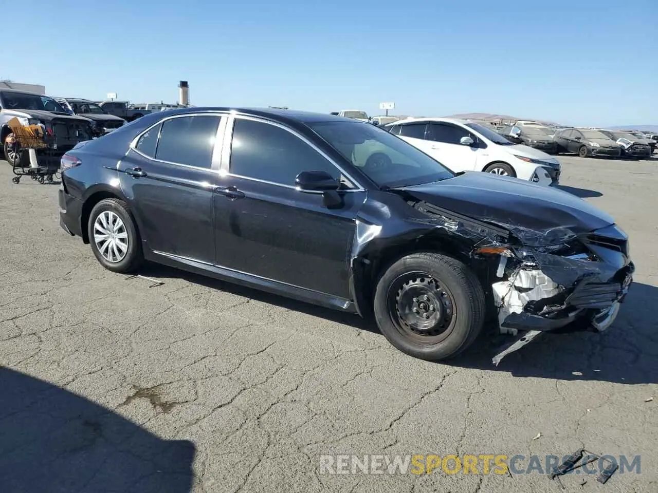 4 fotografías del automóvil dañado 4T1H31AK4NU599951 TOYOTA CAMRY 2022