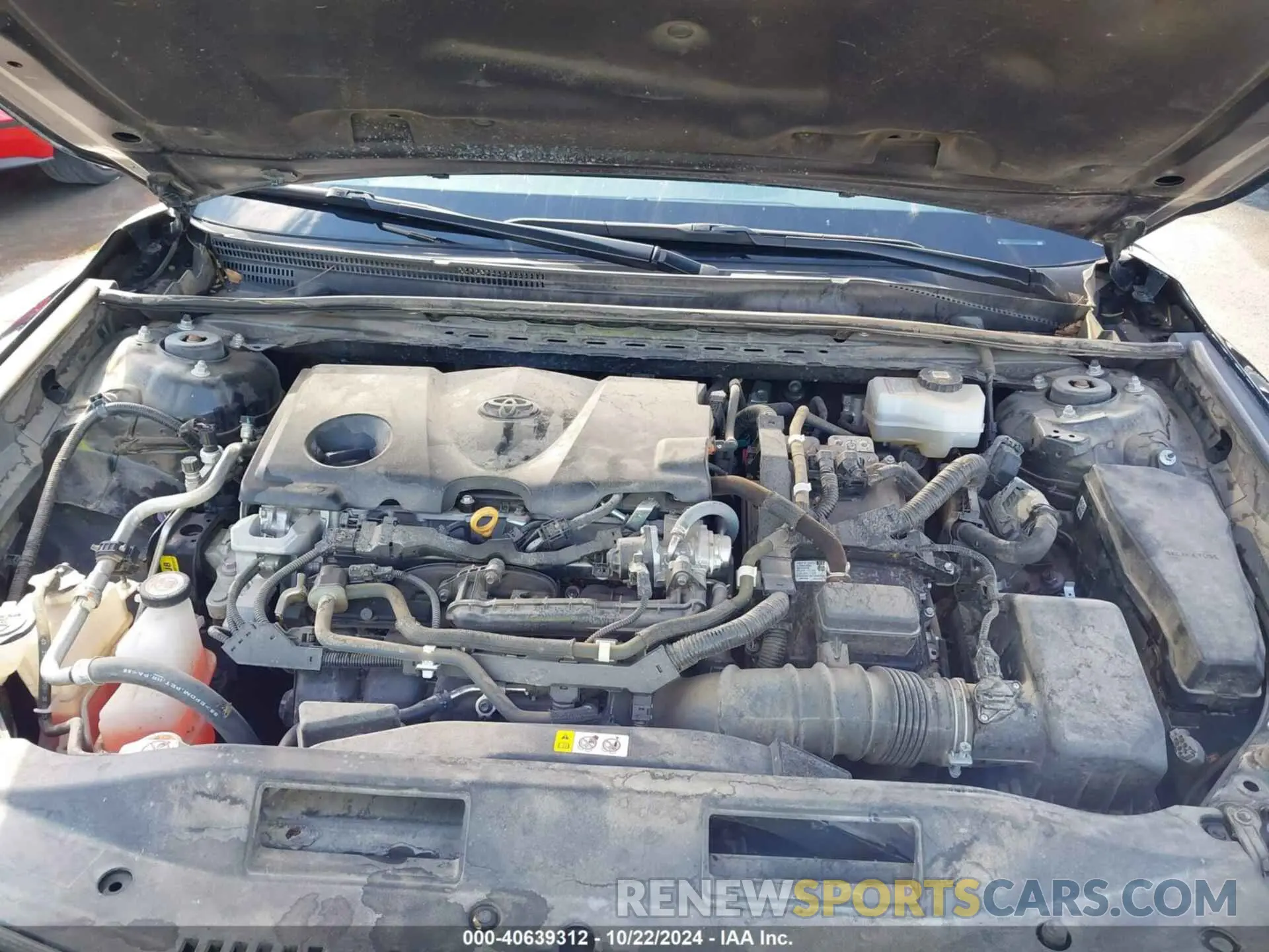 10 fotografías del automóvil dañado 4T1K31AK1NU578366 TOYOTA CAMRY 2022